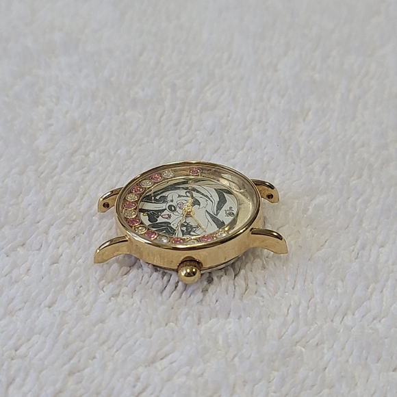 Vintage Pepe Le Pew & Penelope Fossil Watch WB Collaboration Made In Japan - Picture 6 of 9